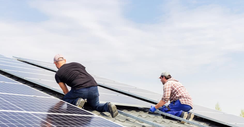 professional solar installation